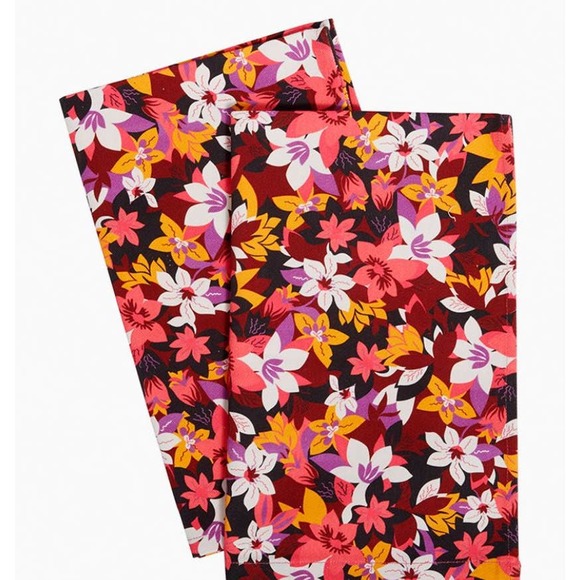 Vera Bradley Dish Towels Rosa floral set/2 - Picture 1 of 3